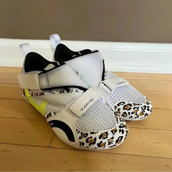 Nike Cycle Sneaker 6.5 SuperRep Indoor Cheetah Adjustable Breathable Cushion - Picture 1 of 10